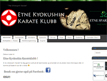Tablet Screenshot of kyokushin-etne.net